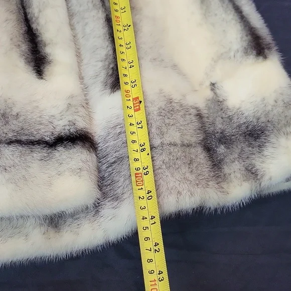 Genuine midi Fur coat - Picture 15 of 16